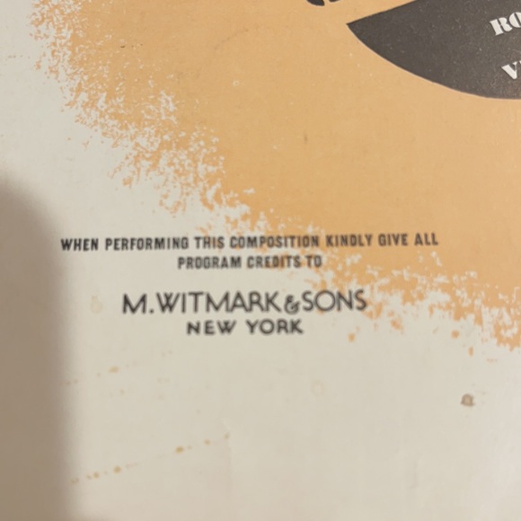 MCMVIII “The Chocolate Soldier” Movie Sheet Music:Sympathy. Starring Nelson Eddy - Picture 4 of 6